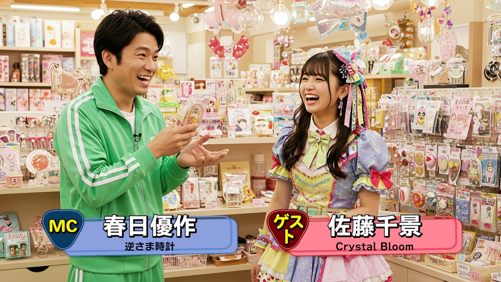 バラエティ番組用名前テロップ9種-4 / 9 Types of Name Tickers for Variety Programs-4