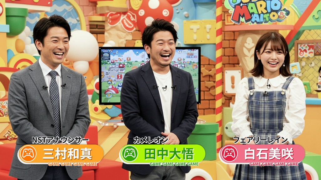 バラエティ番組用名前テロップ9種-4 / 9 Types of Name Tickers for Variety Programs-4