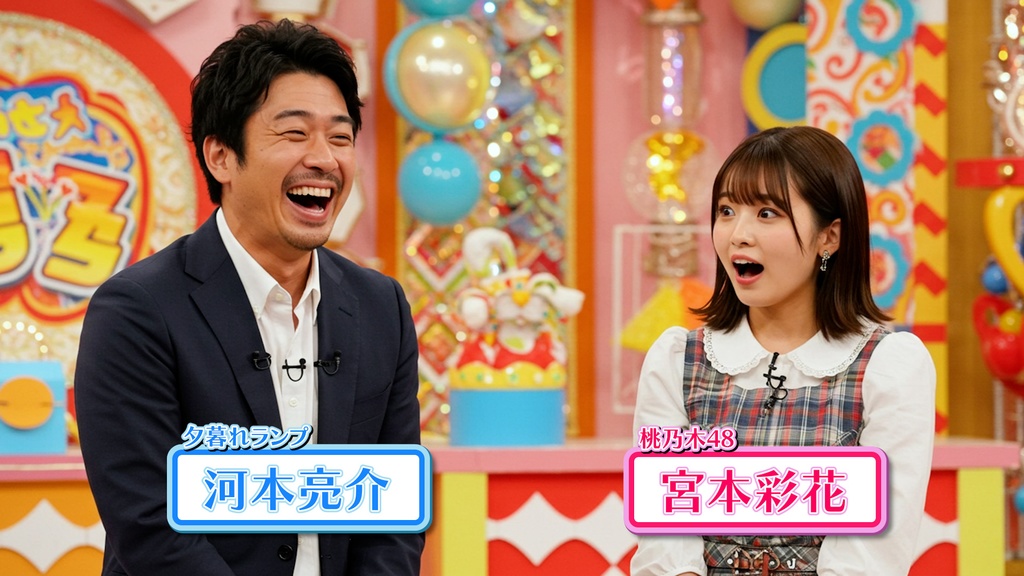 バラエティ番組用名前テロップ9種-4 / 9 Types of Name Tickers for Variety Programs-4