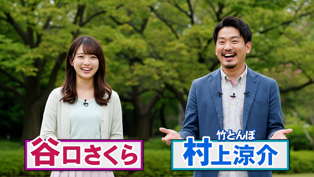 バラエティ番組用名前テロップ9種-5 / 9 Types of Name Tickers for Variety Programs-5