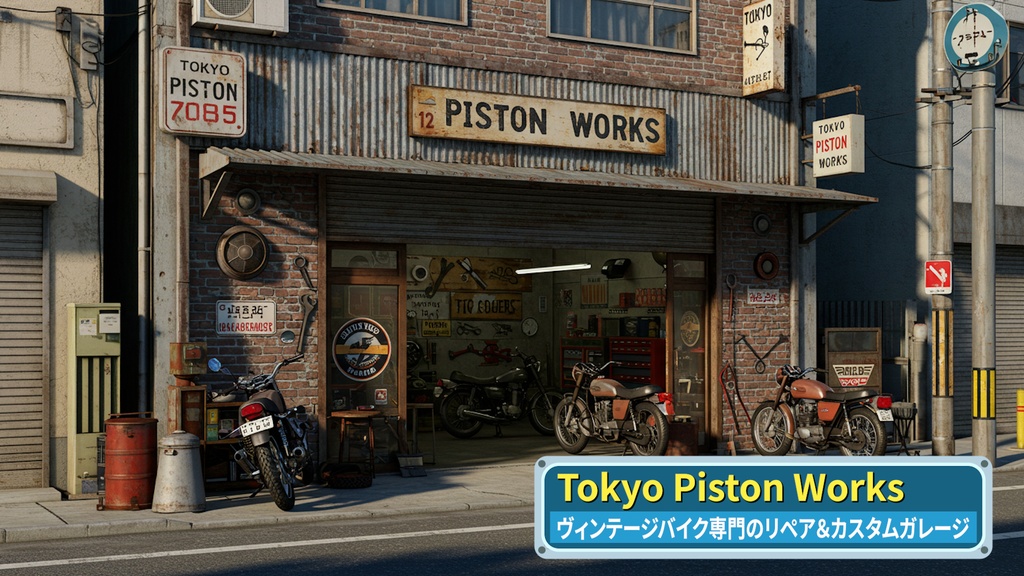 お店紹介テロップ9種-4 / Shop introduction caption 9 types-4