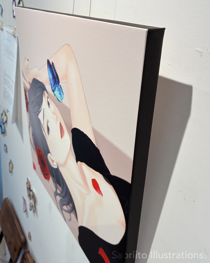 ジークレー印刷 『夢見鳥』 複製原画 パネル貼り