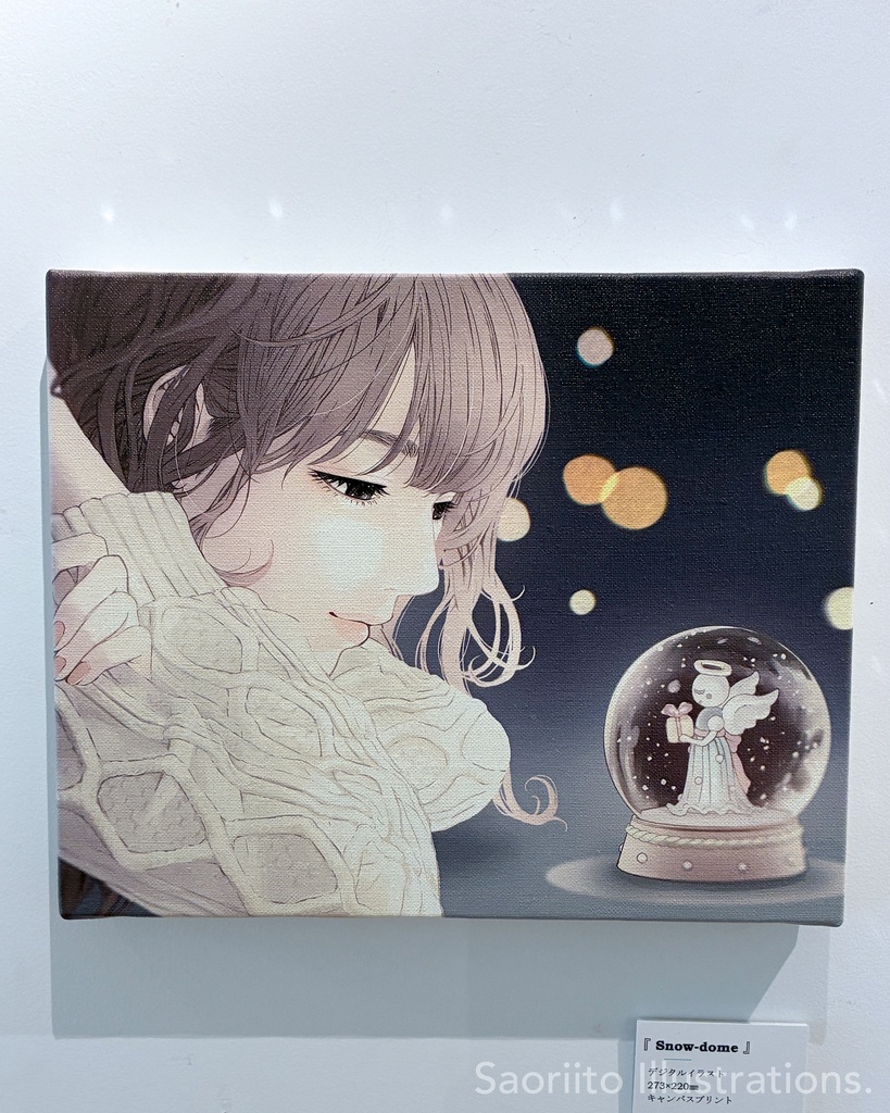 キャンバスプリント　『Snow-dome』