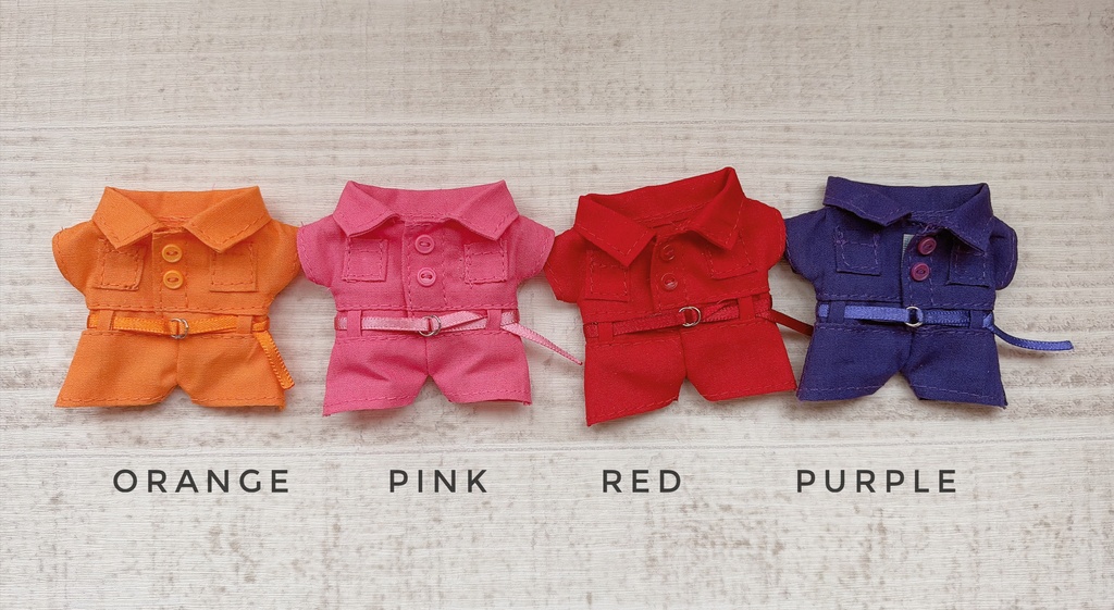 Fave color jumpsuit ※再頒