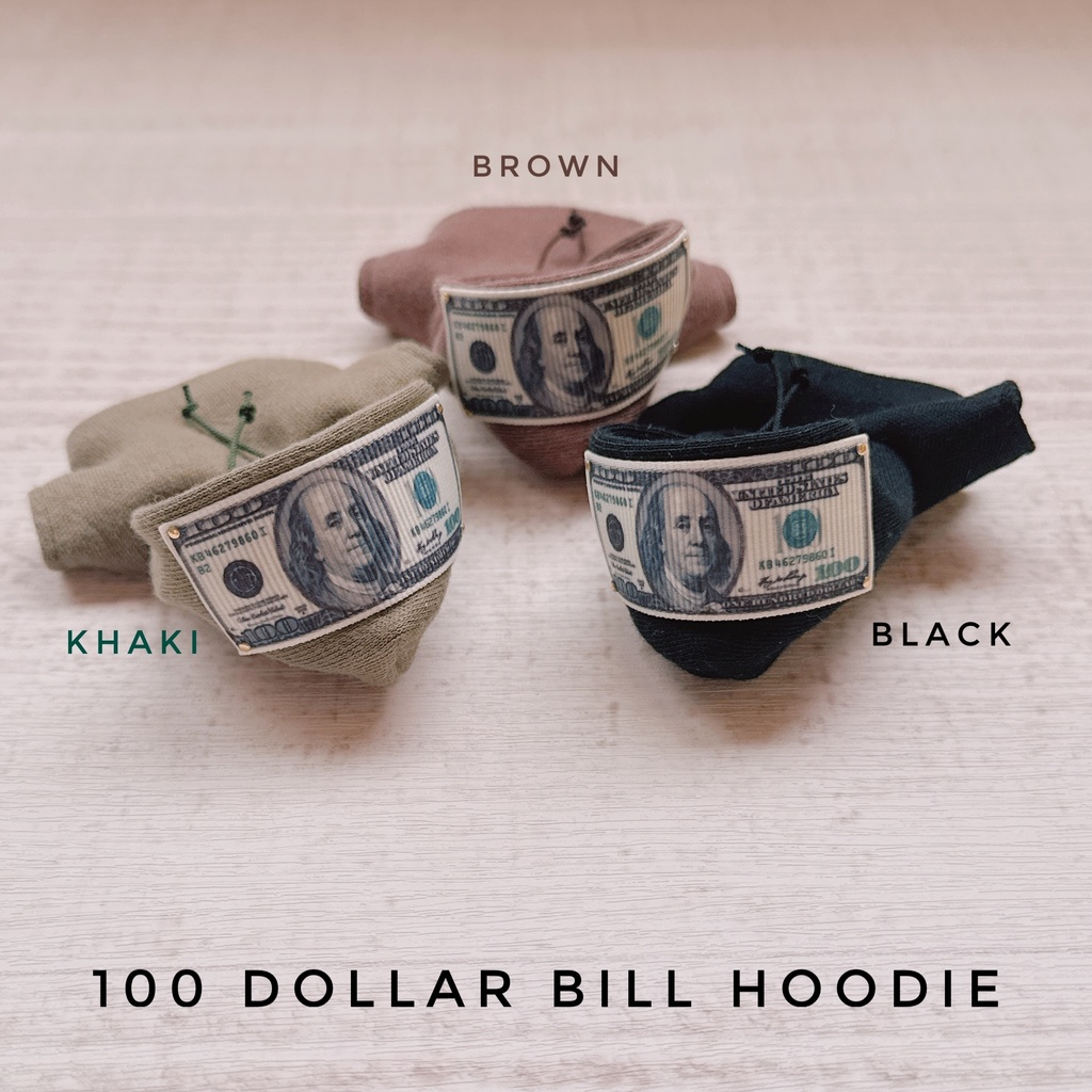 100 dollar bill hoodie