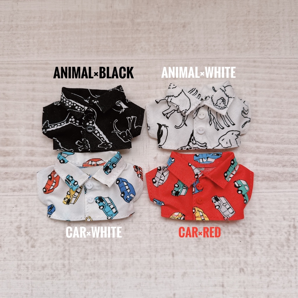 気まぐれ柄シャツ