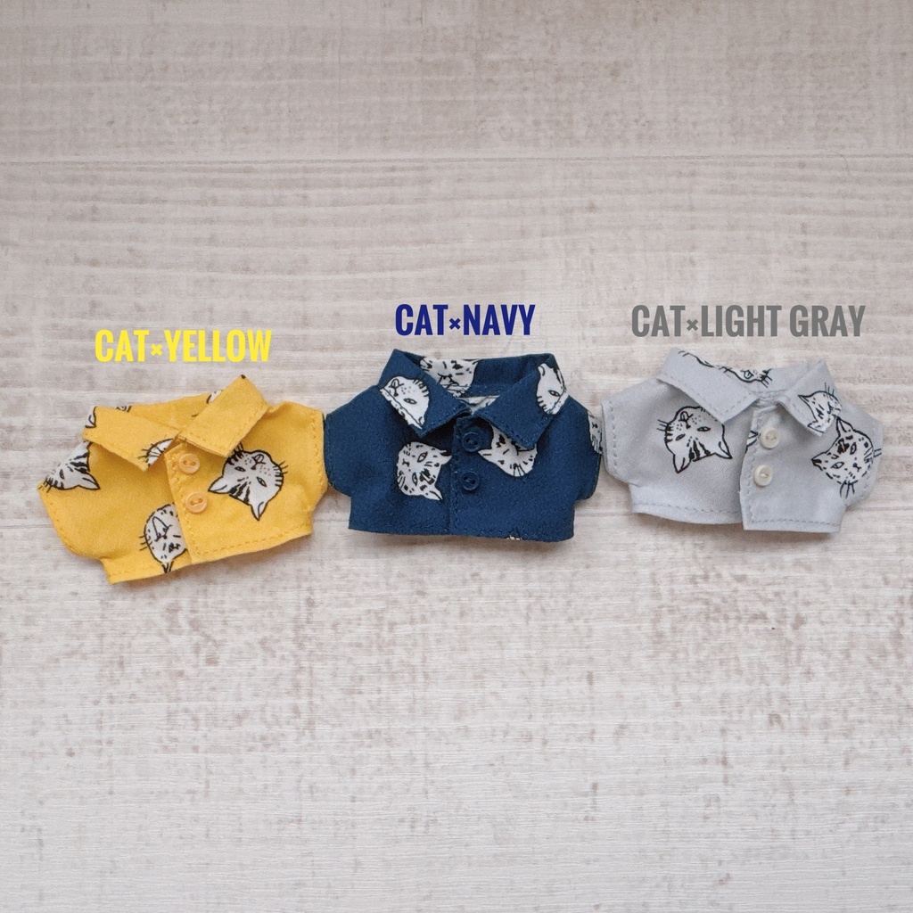 気まぐれ柄シャツ