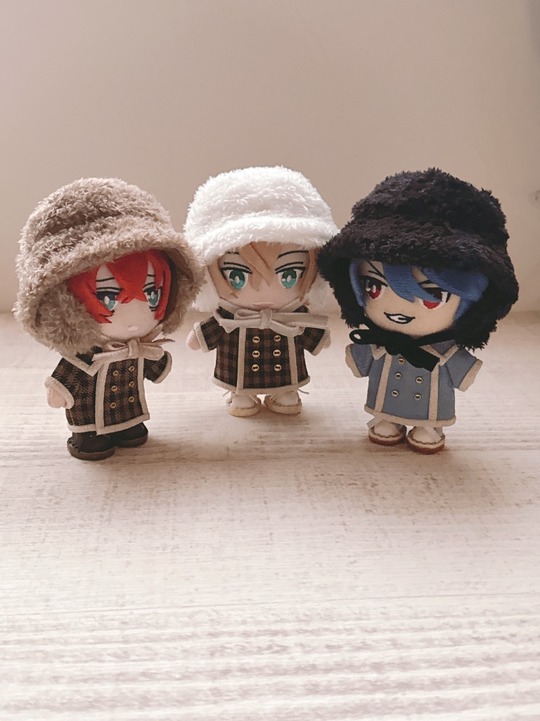 Fluffy bucket hat with earmuffs