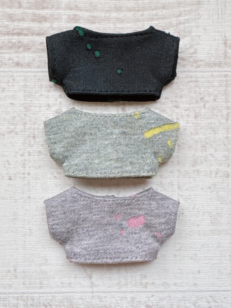 Distressed sweatshirt