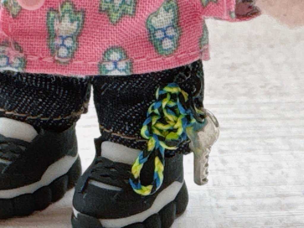 Paracord keychain for Nui-chan