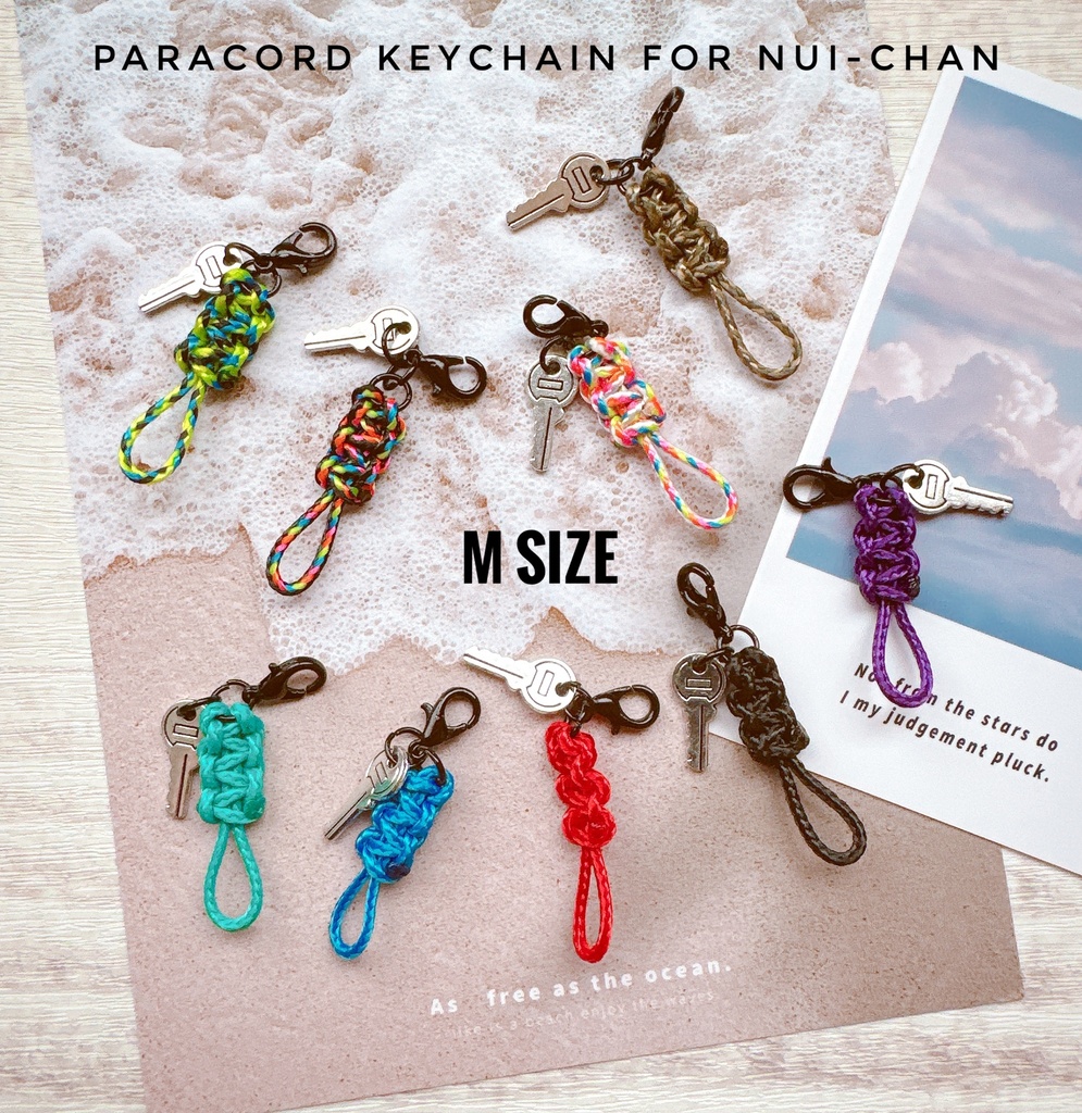Paracord keychain for Nui-chan sizeM