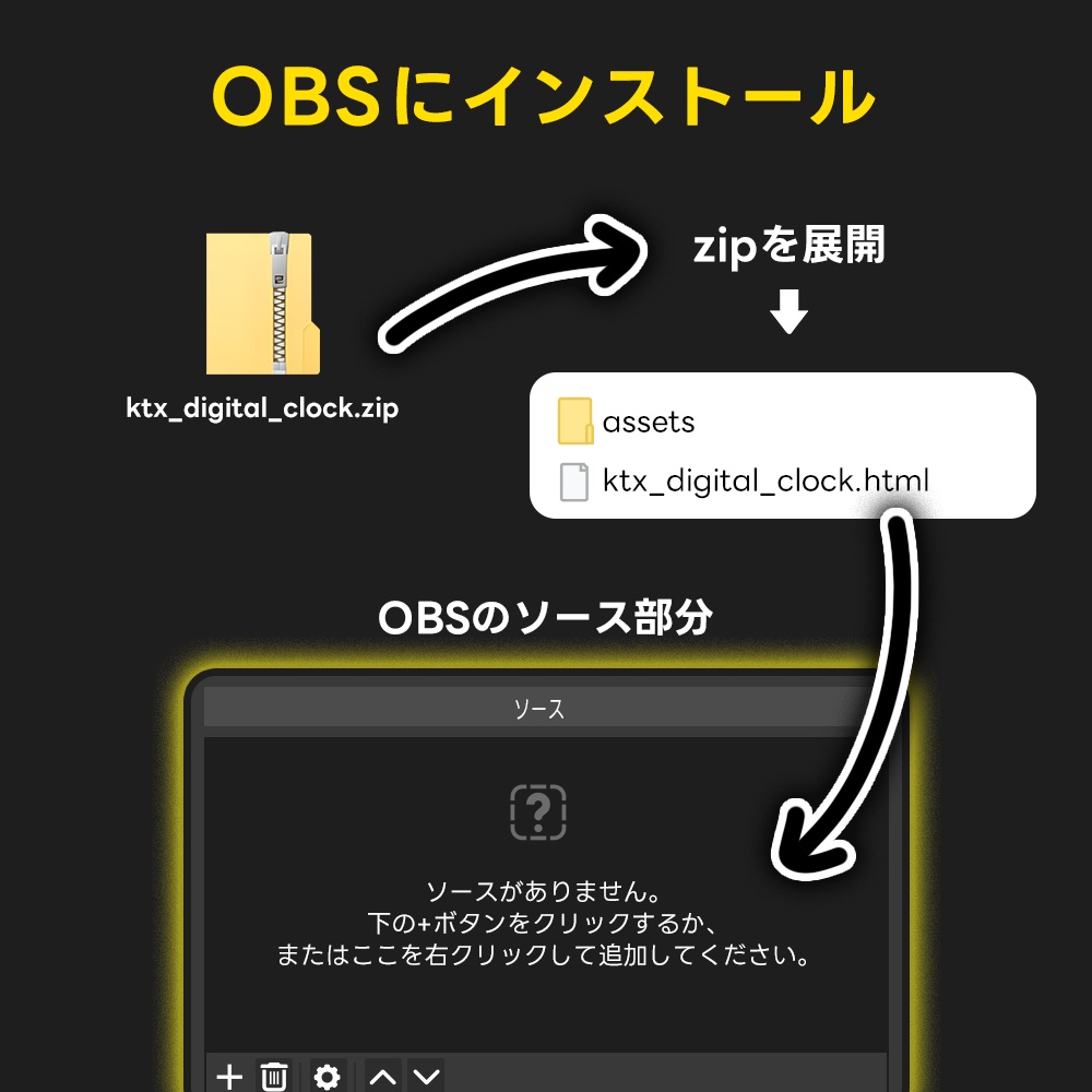 VTuberさんのお部屋にピッタリな時計「でじくろ」