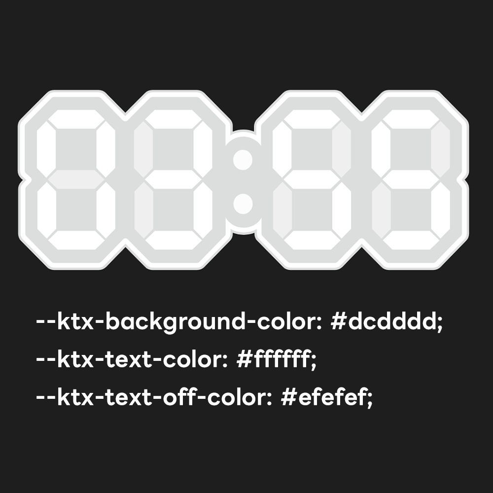 VTuberさんのお部屋にピッタリな時計「でじくろ」