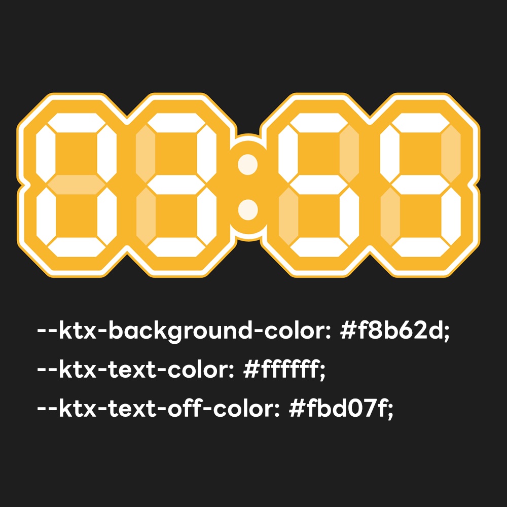 VTuberさんのお部屋にピッタリな時計「でじくろ」