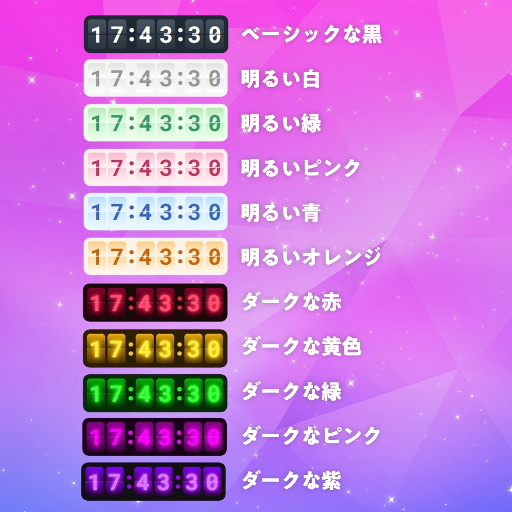 フリップクロック