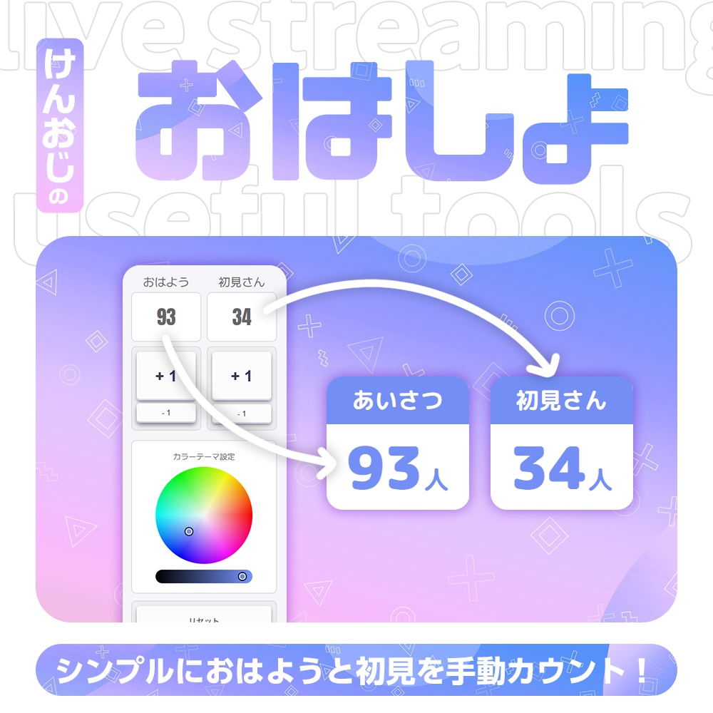 あいさつ・初見さん専用カウンター「おはしょ」おはようカウンターにも！