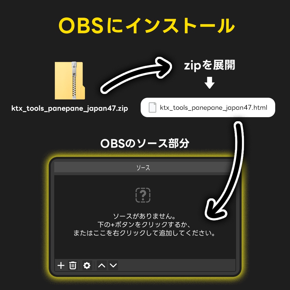 パネパネ|都道府県パネル開け配信用ツール|OBS配信画面