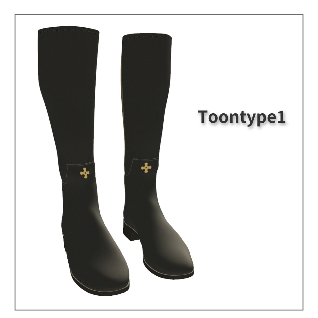 【桔梗対応】ロングブーツ【VRC】