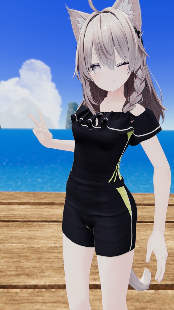 Housenka 3アバター〚しなの 桔梗 ますきゃっとぷらす〛対応 Tex42バリエーション 2種質感Mat