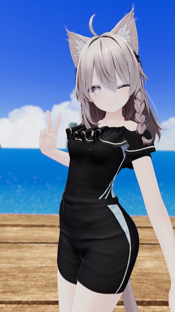 Housenka 3アバター〚しなの 桔梗 ますきゃっとぷらす〛対応 Tex42バリエーション 2種質感Mat