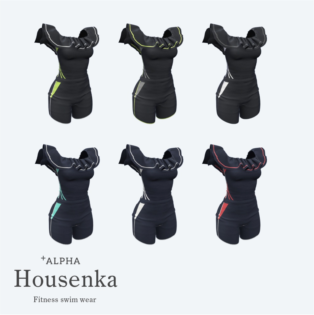 Housenka 3アバター〚しなの 桔梗 ますきゃっとぷらす〛対応 Tex42バリエーション 2種質感Mat