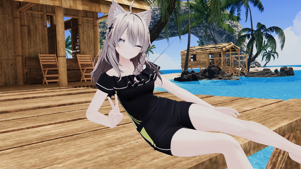 Housenka 3アバター〚しなの 桔梗 ますきゃっとぷらす〛対応 Tex42バリエーション 2種質感Mat