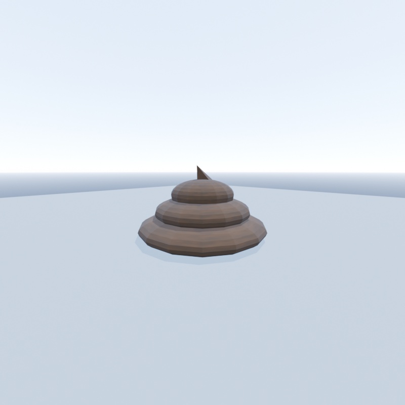 うんこの3Dモデル