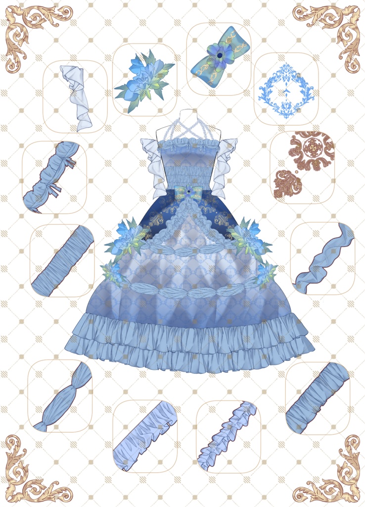 200+ CSPリソースを使用して複数の衣装を作成する