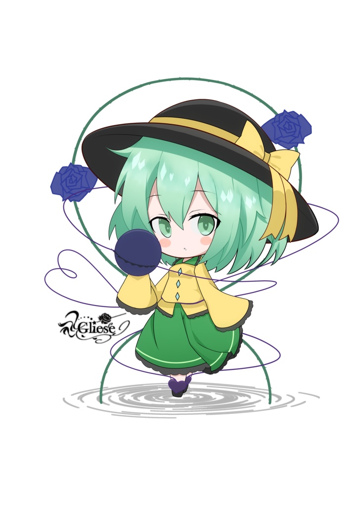 古明地こいし アクリルキーホルダー