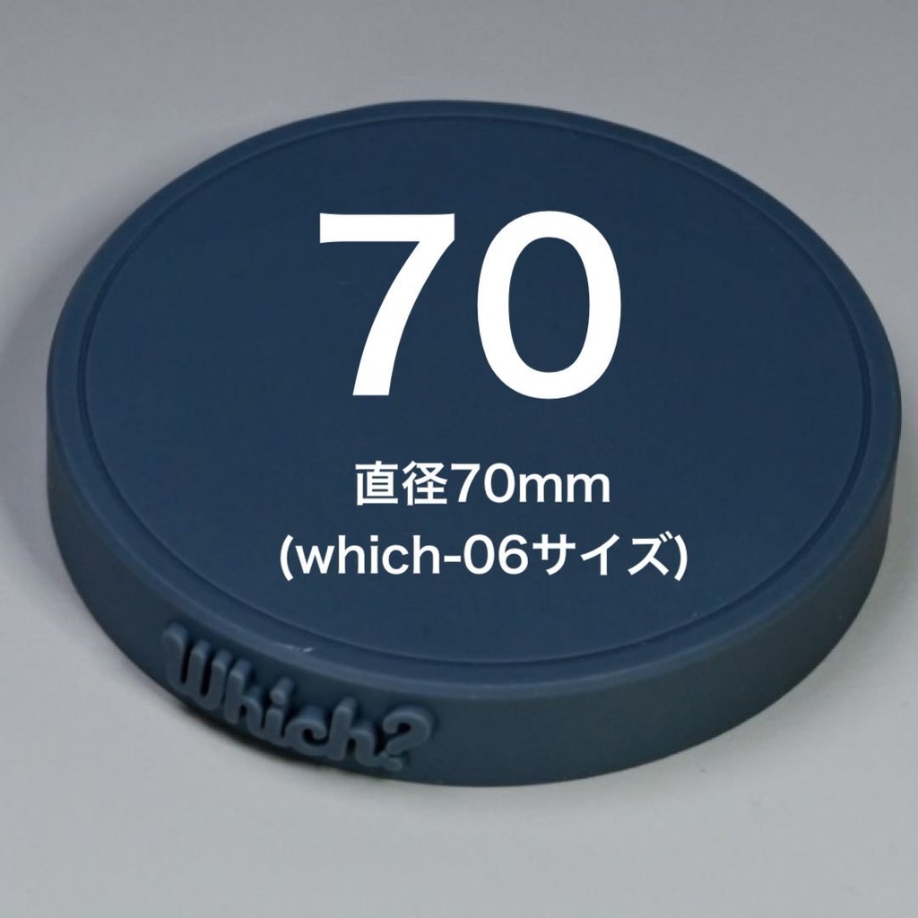 Which?　ロゴ入りオリジナルベース　7.0㎝