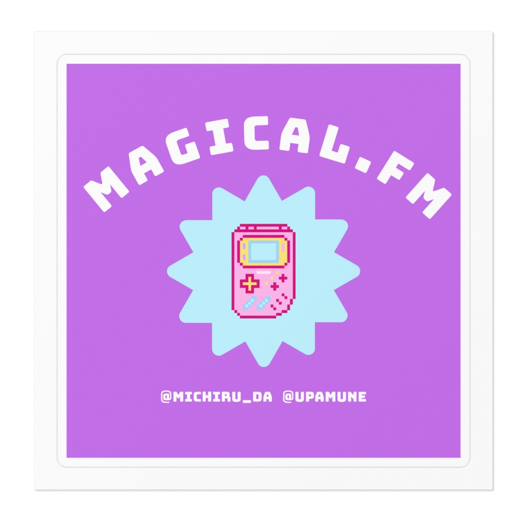 番組ステッカー (10cm×10cm)