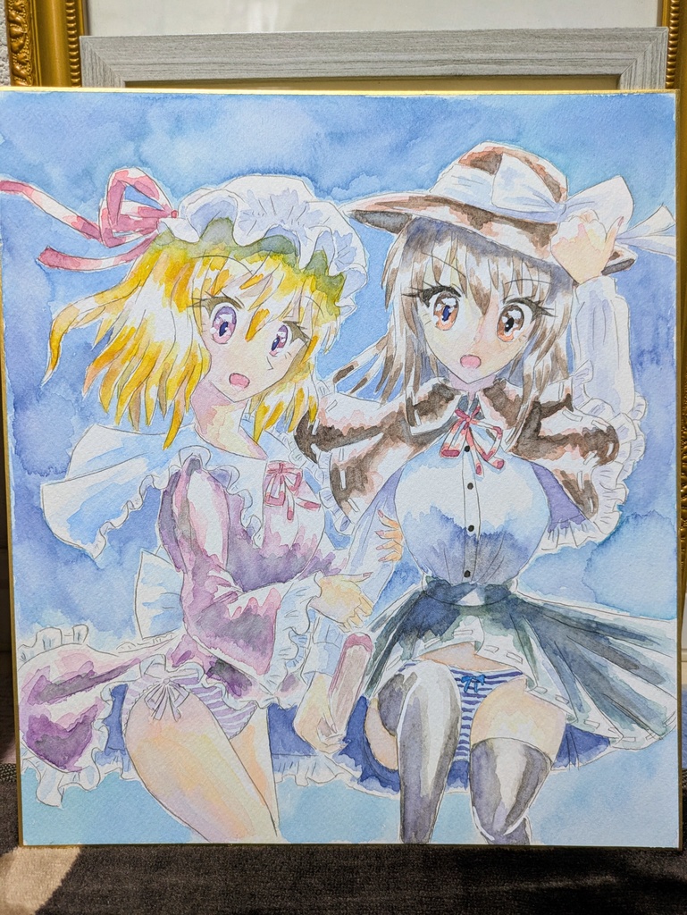 【色紙】東方Project秘封倶楽部【蓮メリ】