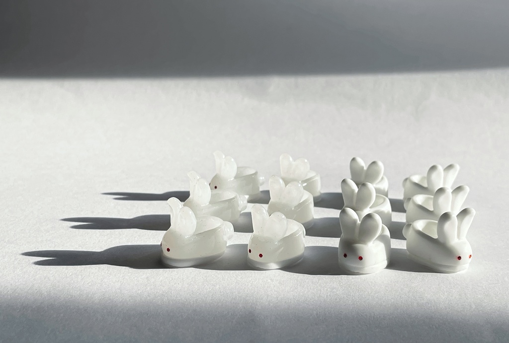 白ウサギシューズ