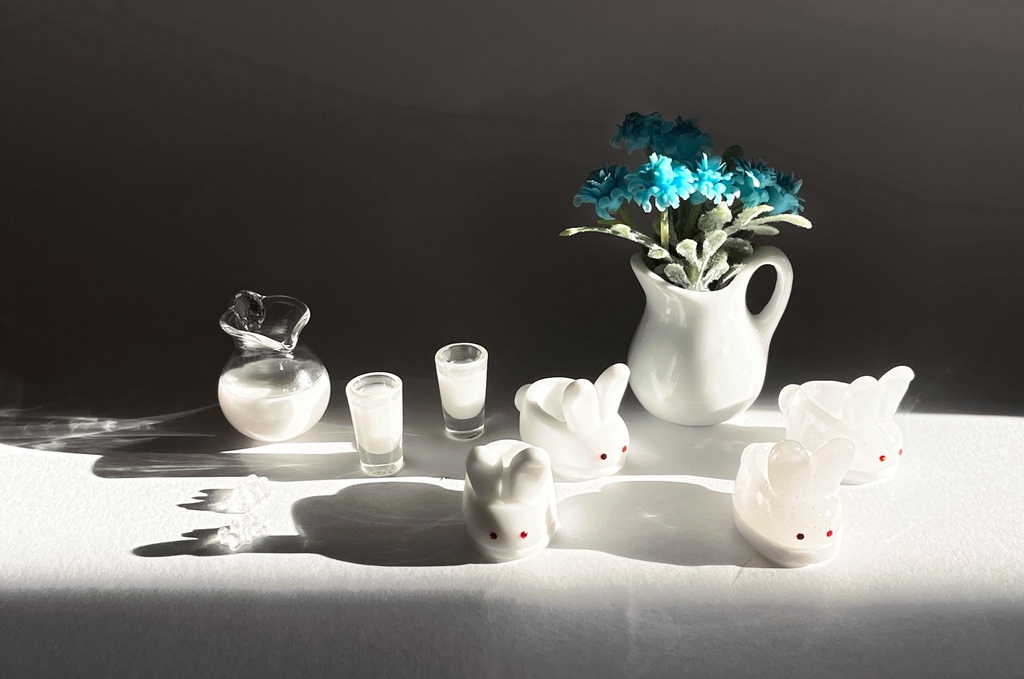 白ウサギシューズ