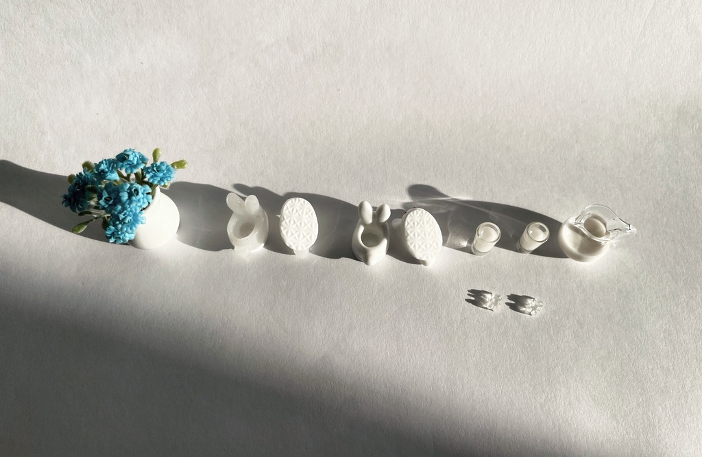 白ウサギシューズ