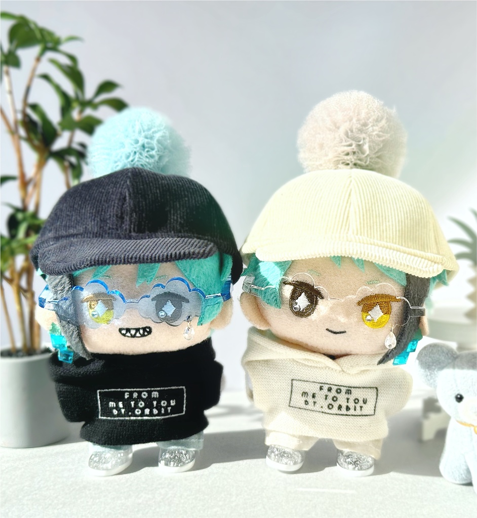 ふわふわ雲グラス ドロップ付き☁️