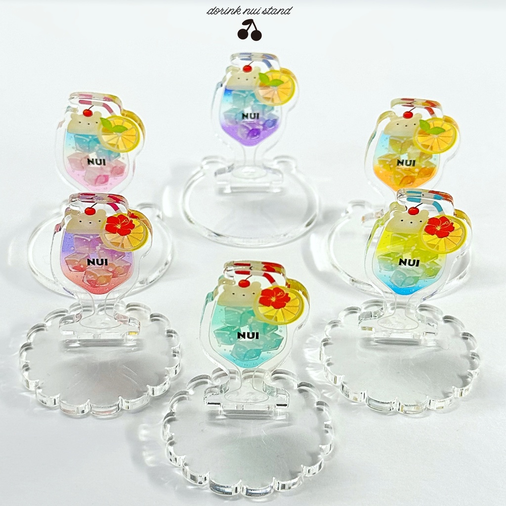 クリームソーダ・クマちゃんソーダぬいぐるみスタンド