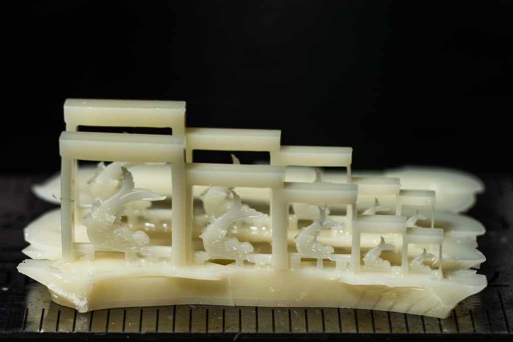 城郭模型ディティールアップ用鯱 Aセット 5種類各2個