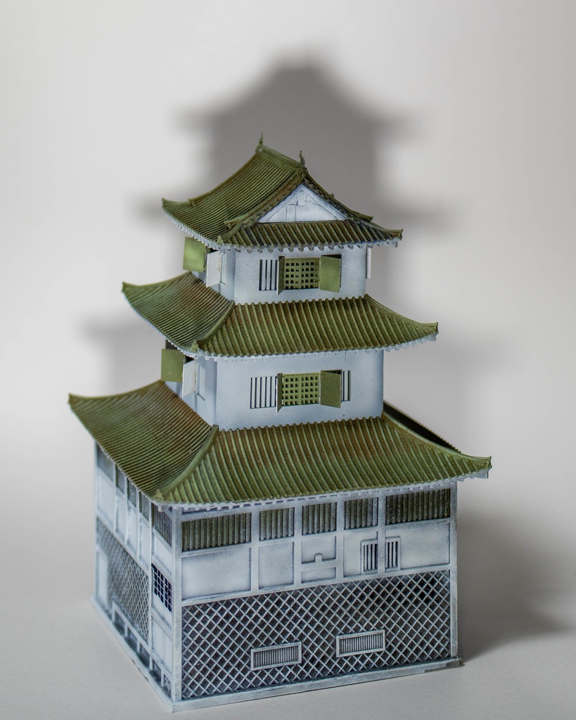 1/150水戸城三階櫓