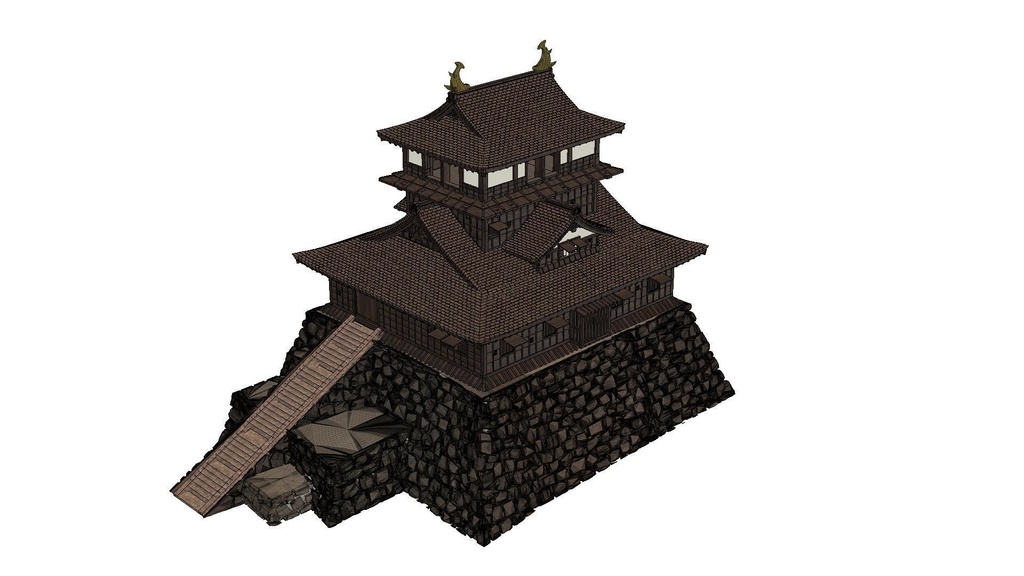 1/150丸岡城天守(創建時)コンバーチブル版(注意!!通常版をお持ちの方向けの商品です)