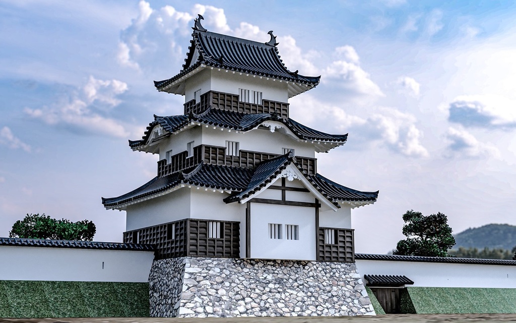 1/150関宿城御三階櫓ガレージキット(同人誌なし)