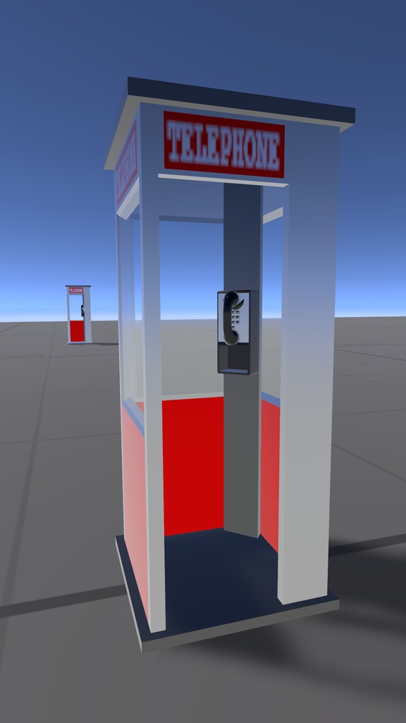 (HnF) Working Phone Booth Prefab
