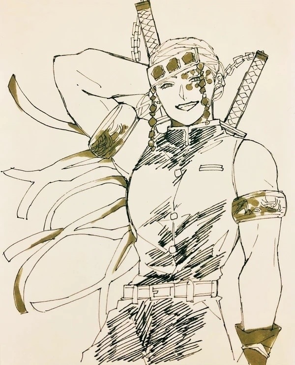 鬼滅の刃　アナログ　イラスト