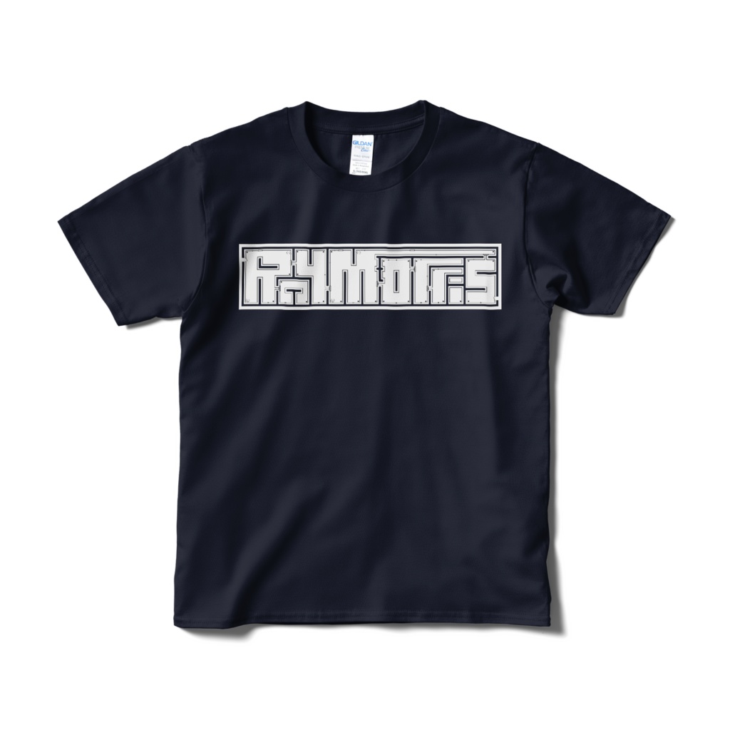 モリスレイ 白ロゴTシャツ ネイビー