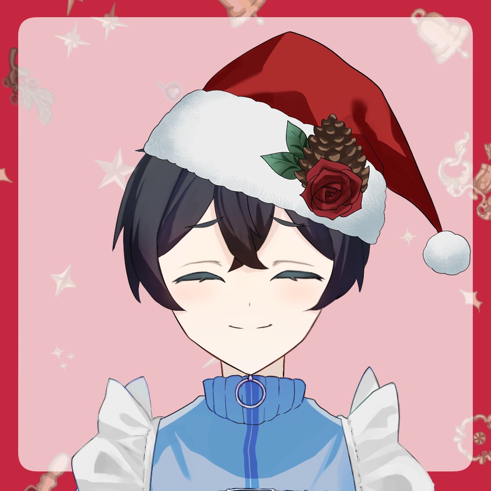 【フリー素材】🎄12/25まで配布! サンタ帽・トナカイカチューシャセット🎄