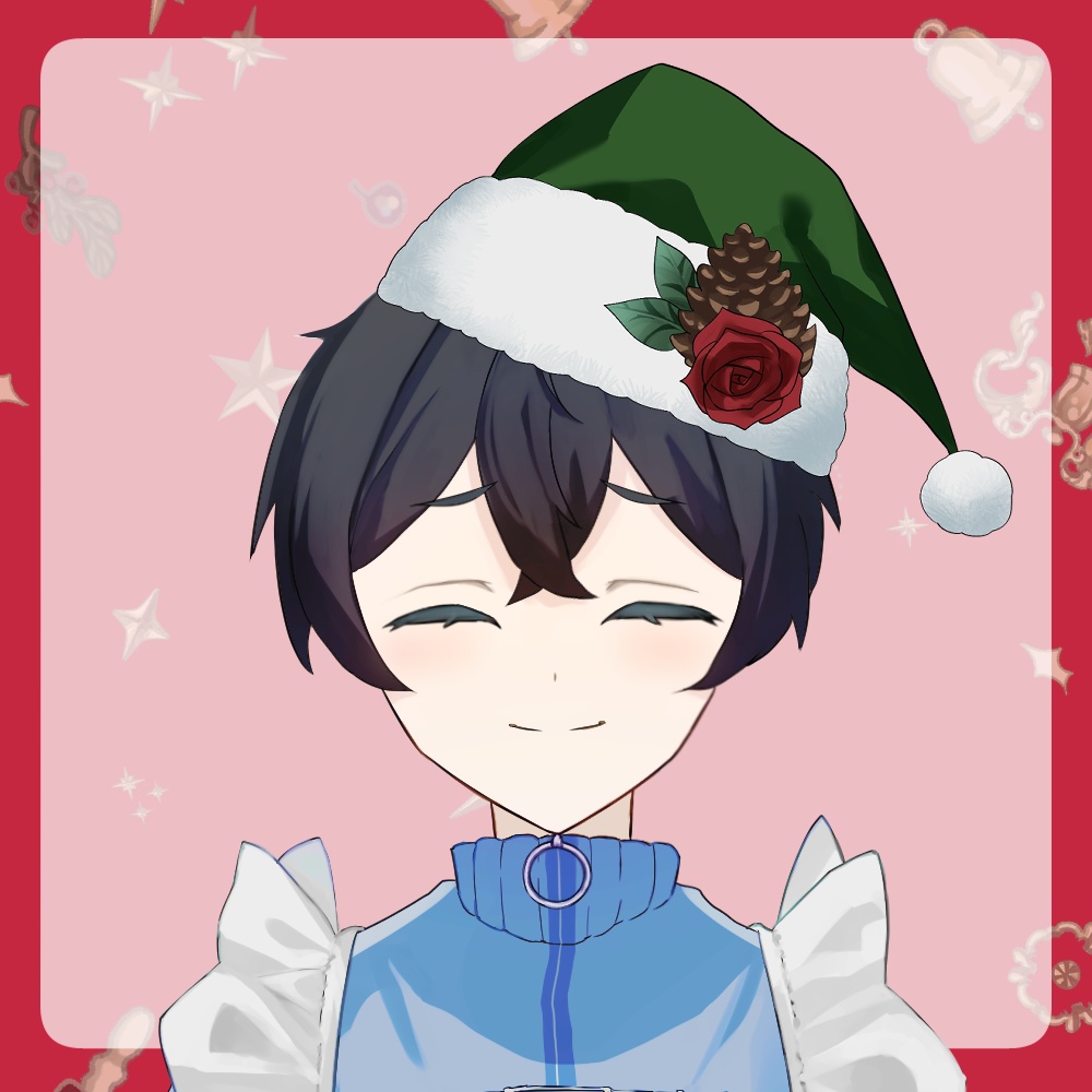 【フリー素材】🎄12/25まで配布! サンタ帽・トナカイカチューシャセット🎄