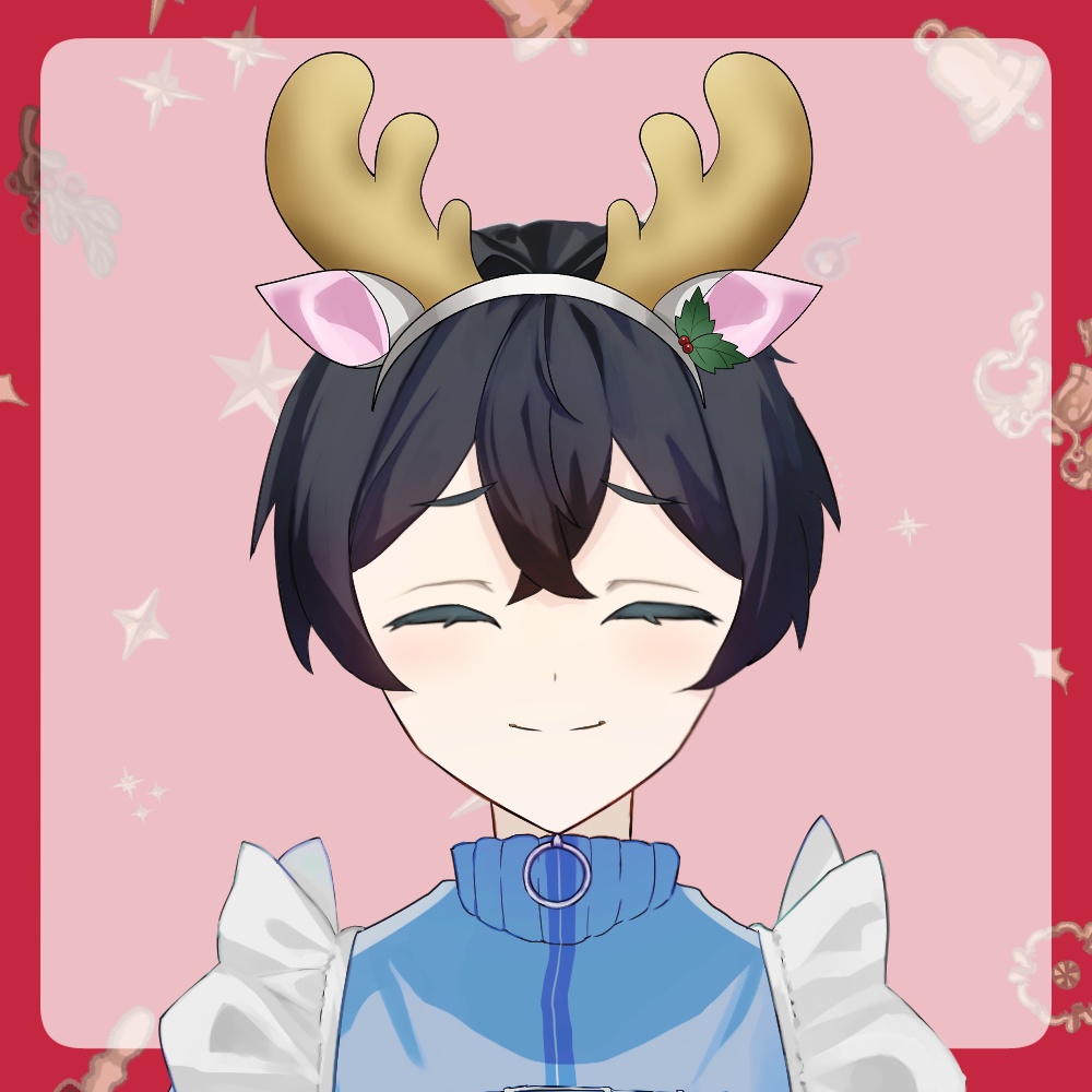 【フリー素材】🎄12/25まで配布! サンタ帽・トナカイカチューシャセット🎄