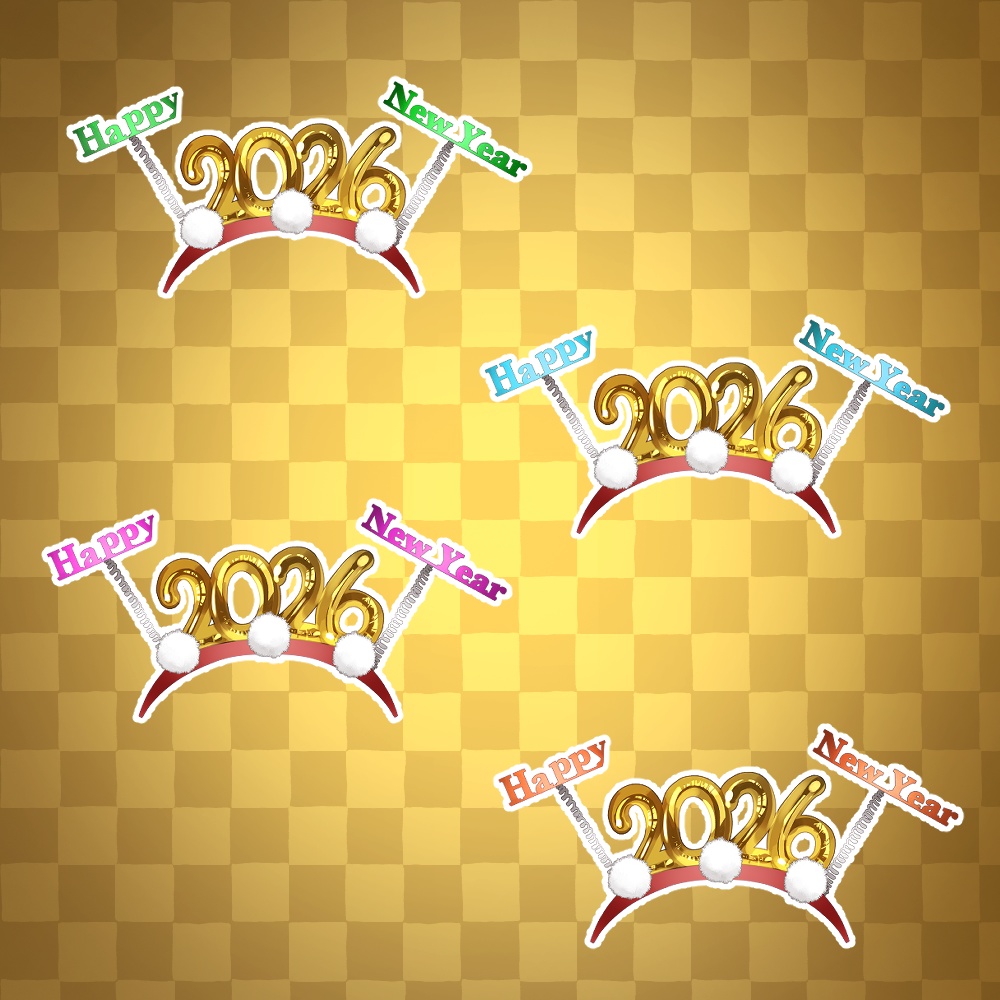 【フリー素材】VTuberさん向け!2026年カチューシャ