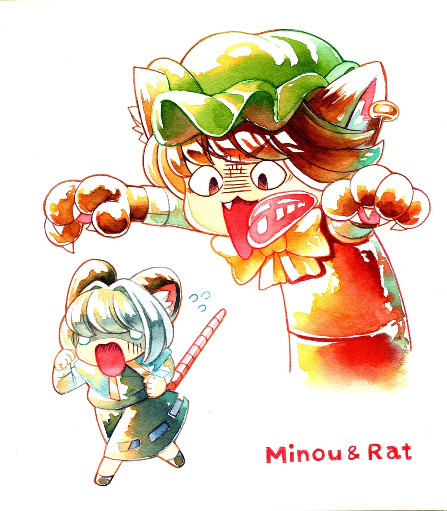 本能に目覚めた橙＆ナズ