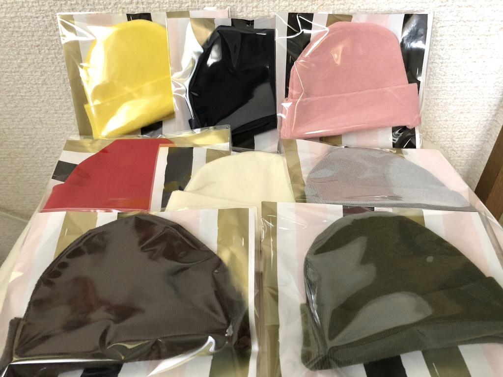8色ニット帽&マフラー